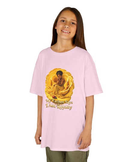"My Father Says I am Royalty" Kids Heavy Cotton Tee