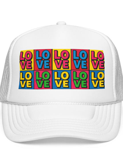 "Andy Warhol LOVE" Foam Trucker Hat