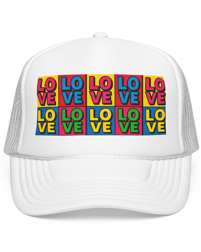 "Andy Warhol LOVE" Foam Trucker Hat