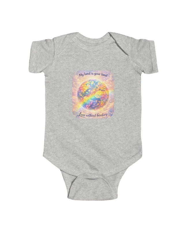"My Land is Your Land" Infant Fine Jersey Bodysuit