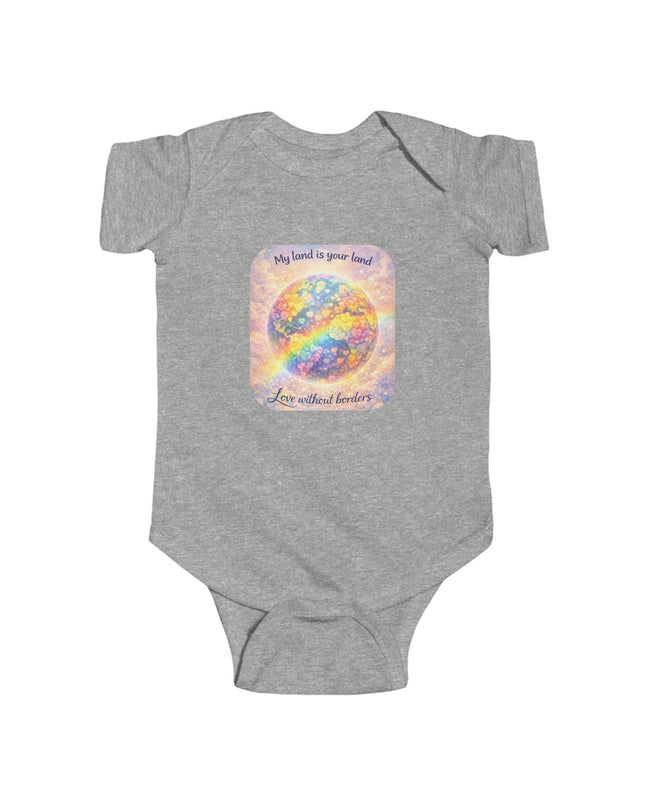 "My Land is Your Land" Infant Fine Jersey Bodysuit