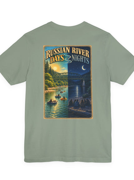 "Russian River Days, Russian River Nights" Unisex Jersey Short Sleeve Tee