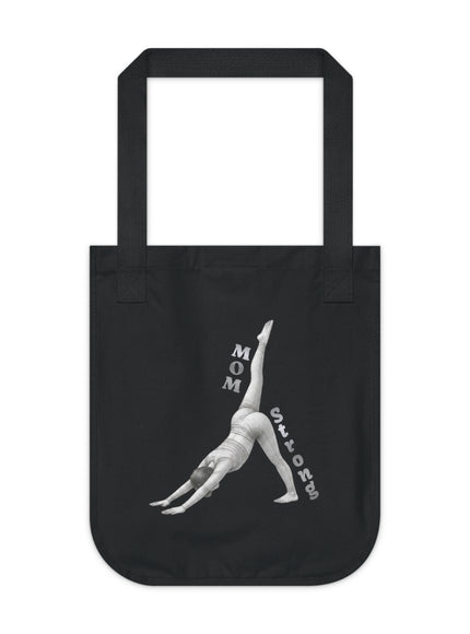 "Mom Strong Pilates" Organic Canvas Tote Bag