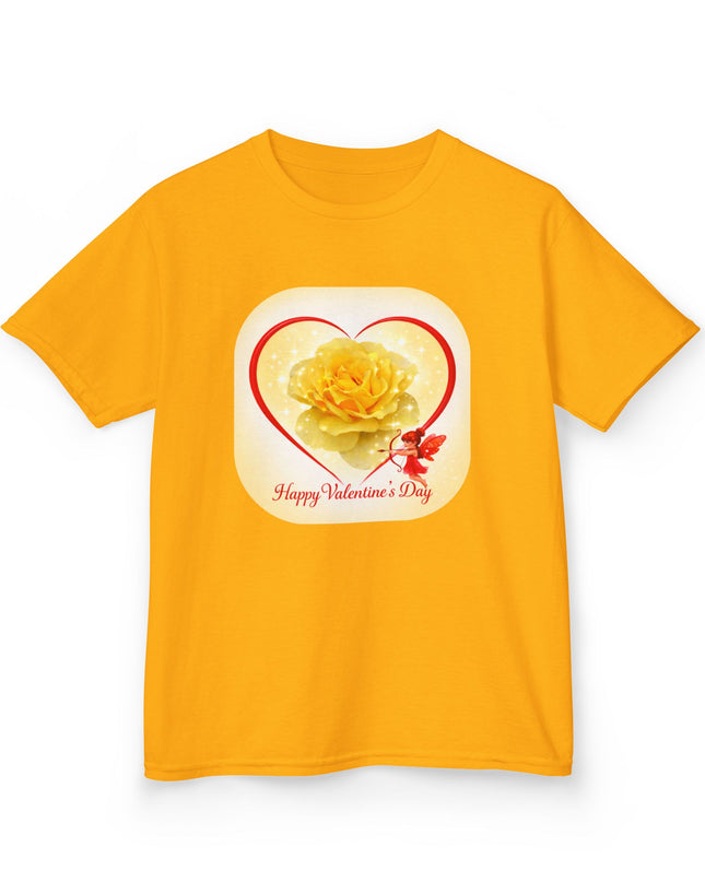 "Happy Valentine's Day" Kids Heavy Cotton Tee