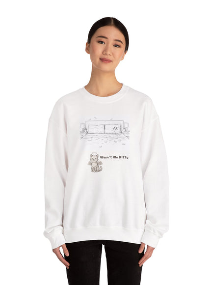 "Wasn't Me Kitty -Bedroom" Unisex Adult Sweatshirt