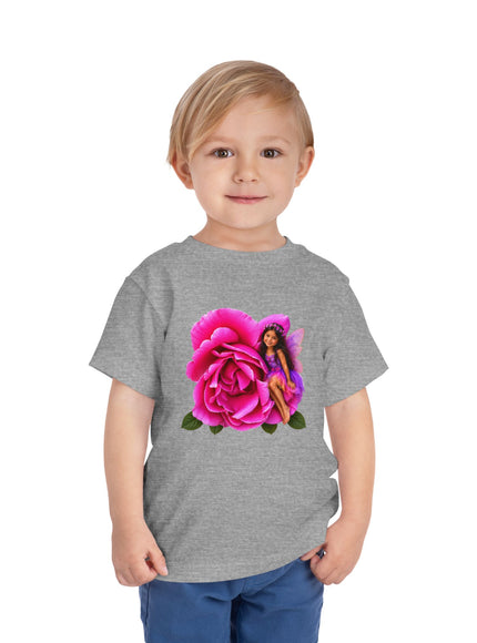 "Rose Fairy" Toddler Short Sleeve Tee