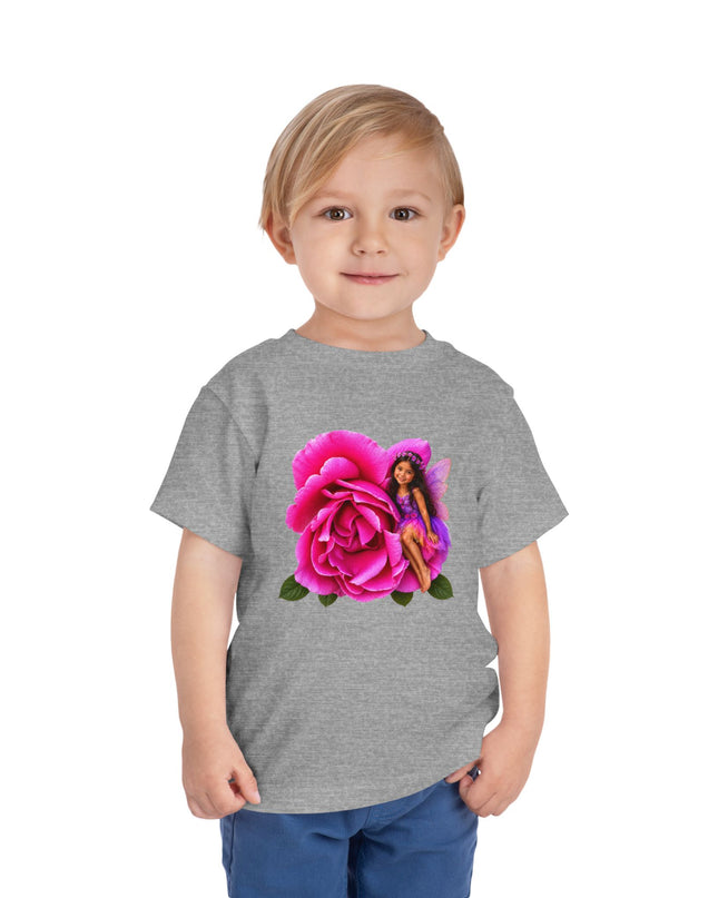 "Rose Fairy" Toddler Short Sleeve Tee
