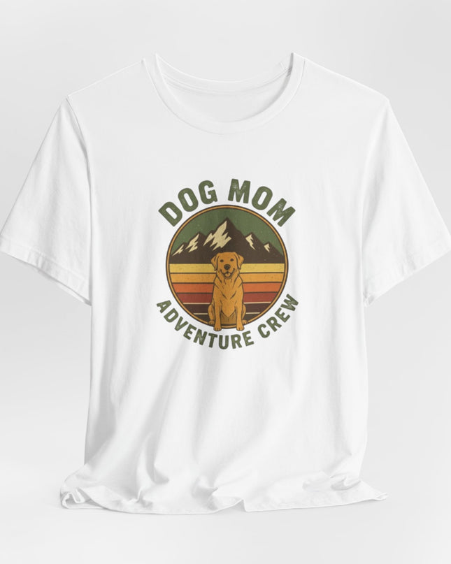 "Dog Mom Adventure Crew" Unisex Jersey Short Sleeve Tee