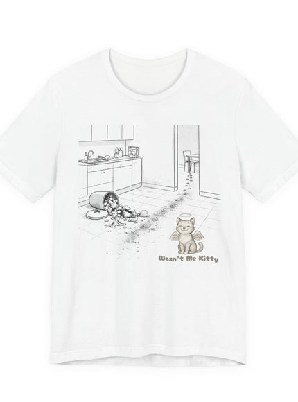 "Wasn't Me Kitty - Kitchen" Unisex Jersey Short Sleeve Tee