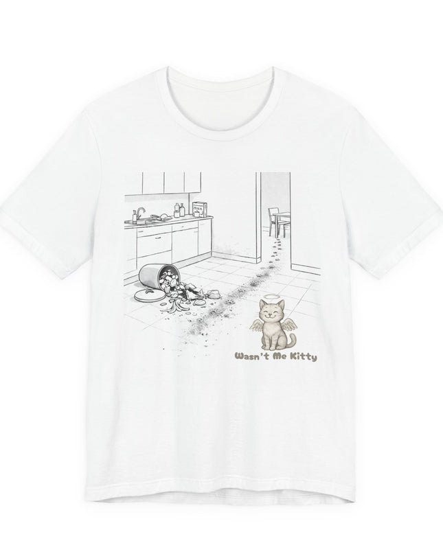 "Wasn't Me Kitty - Kitchen" Unisex Jersey Short Sleeve Tee