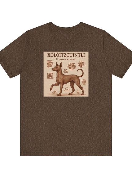 "Xoloitzcuintli - el perro mexicano" Unisex Jersey Short Sleeve Tee