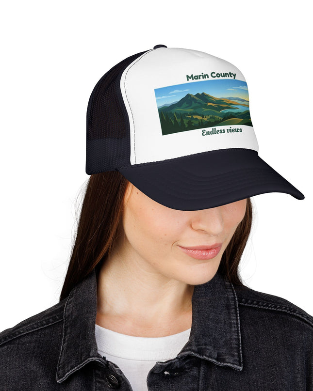 "Marin County, Endless Views" Foam Trucker Hat