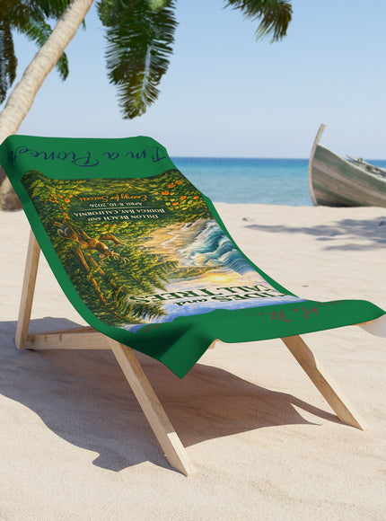 Tides and Tall Trees Beach Towel