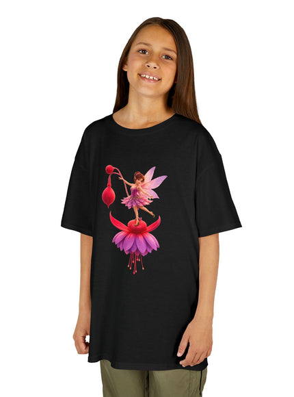 "Fuchsia Fairy" Kids Heavy Cotton Tee