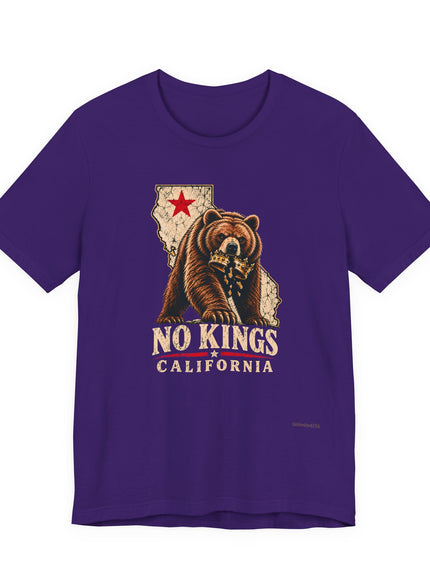 "No Kings Day" Unisex Jersey Short Sleeve Tee