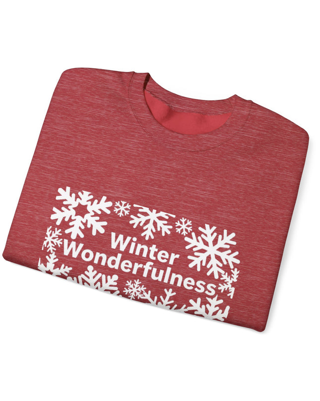 "Winter Wonderfulness" Unisex Adult Sweatshirt