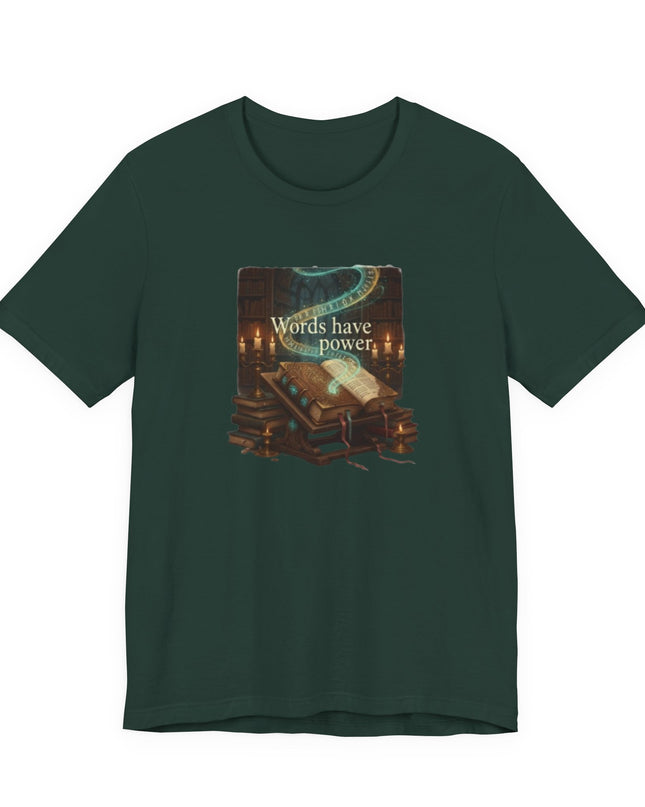 "Words Have Power Unisex Jersey Short Sleeve Tee