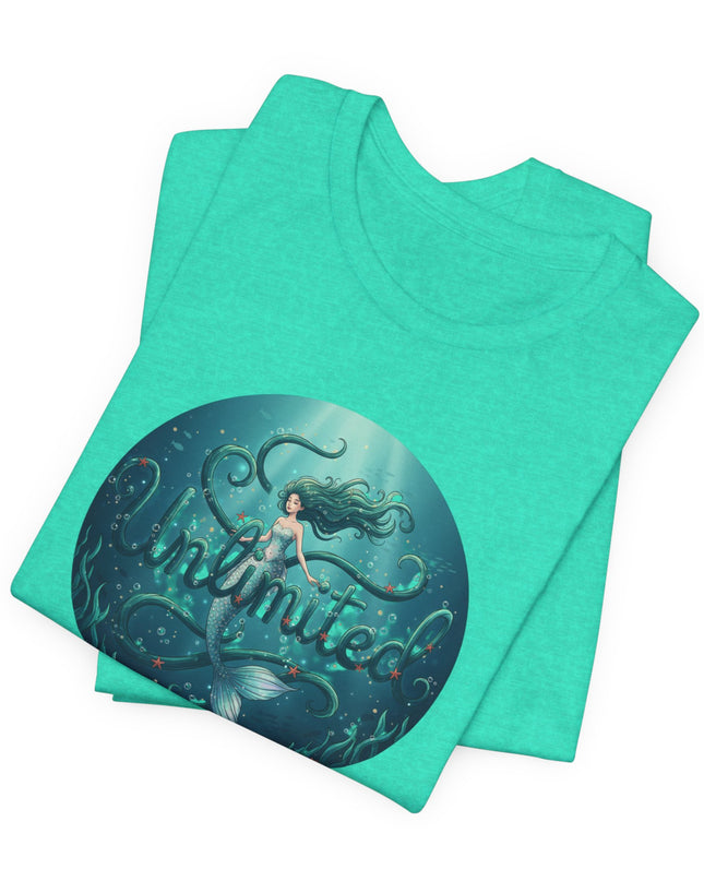 "Unlimited Mermaid" Unisex Jersey Short Sleeve Tee