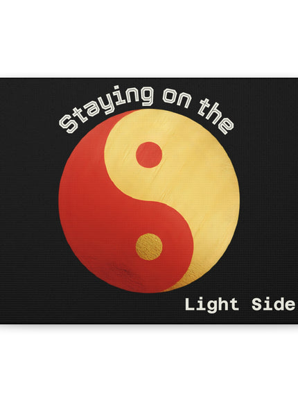 "Staying on the Light Side" Matte Canvas, Stretched, 12x9