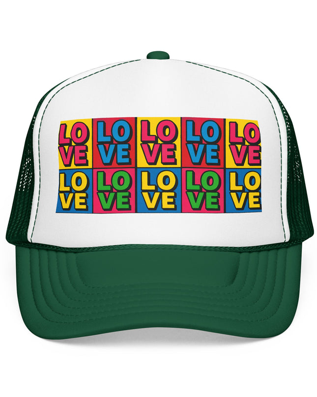"Andy Warhol LOVE" Foam Trucker Hat