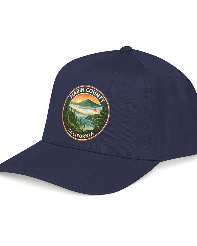 "Marin County, Above the Fog" Mid Profile Baseball Cap
