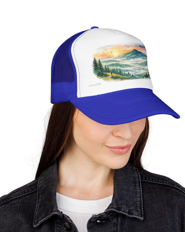 "Marin County, Where the Hills Meet the Sky" Foam Trucker Hat