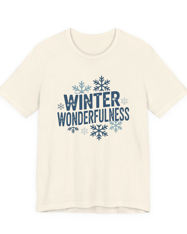 "Winter Wonderfulness" Unisex Jersey Short Sleeve Tee