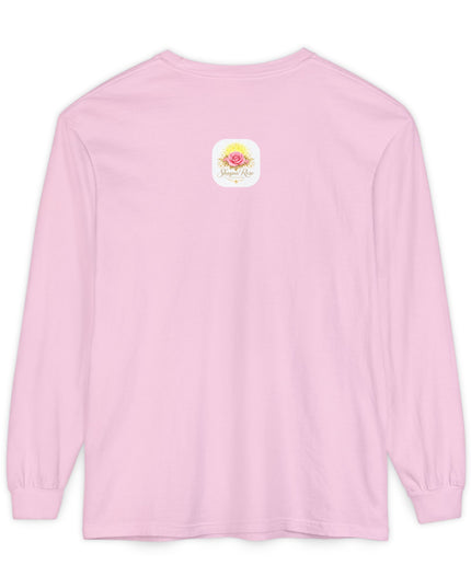 "Blessed and Beautiful" Unisex Garment-dyed Long Sleeve T-Shirt