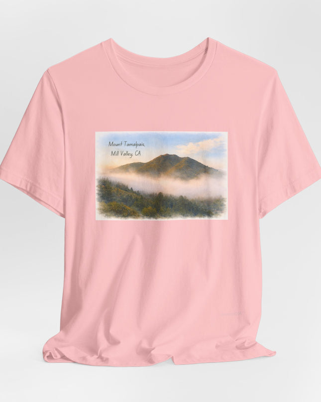 "Mount Tamalpais, Mill Valley, California" Unisex Jersey Short Sleeve Tee