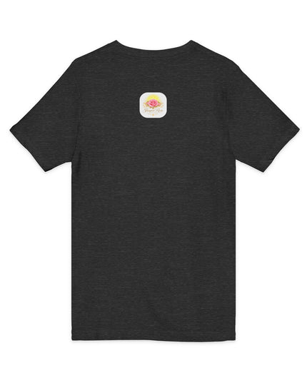 "Happy Valentine's Day" Unisex Jersey Short Sleeve V-Neck Tee