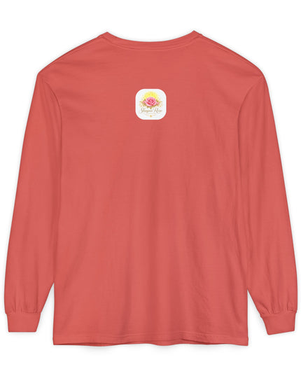 "Blessed and Beautiful" Unisex Garment-dyed Long Sleeve T-Shirt