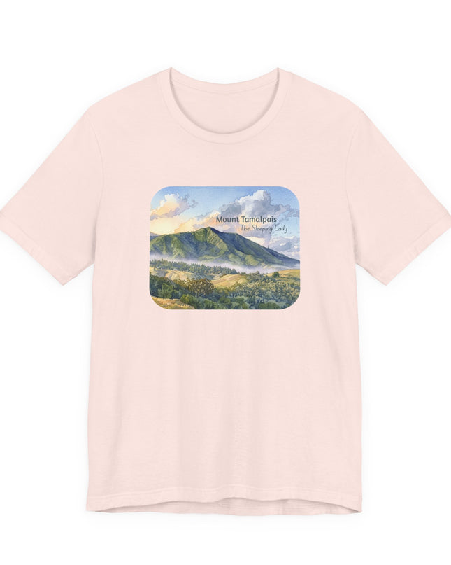 "Mount Tamalpais, the Sleeping Lady" Unisex Jersey Short Sleeve Tee