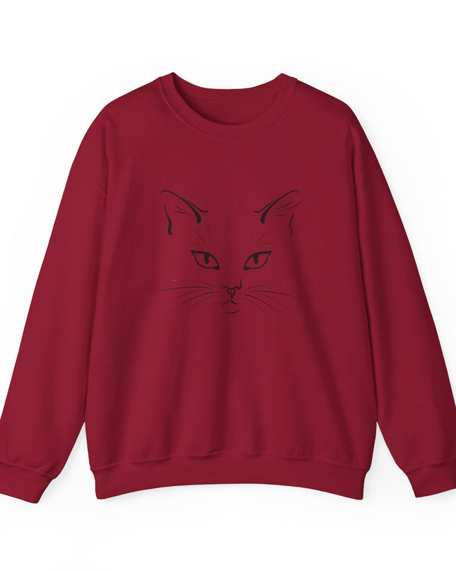 "Cat Face Sketch" Unisex Adult Sweatshirt
