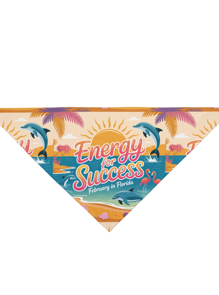 "February in Florida, Energy for Success" Pet Bandana