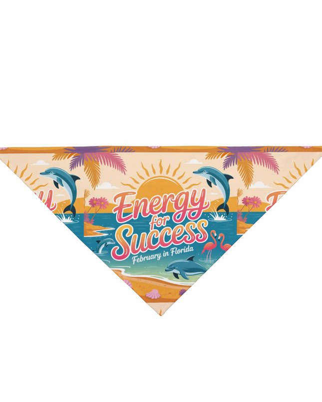"February in Florida, Energy for Success" Pet Bandana