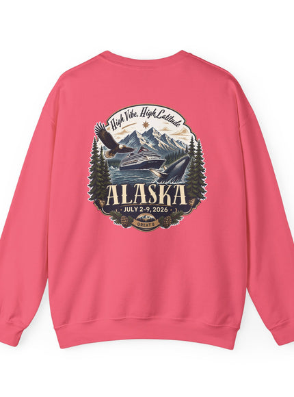 "Alaska" (Ink front and back) Unisex Heavy Blend Crewneck Sweatshirt