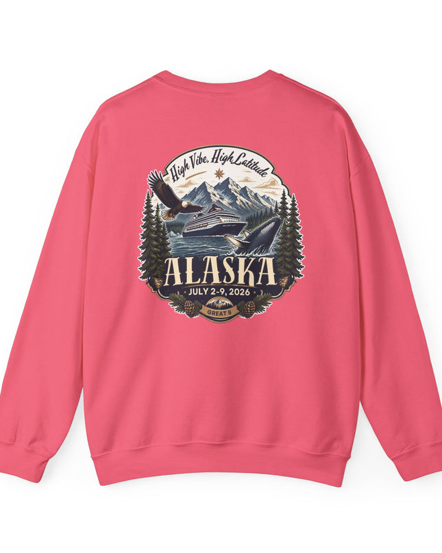 "Alaska" (Ink front and back) Unisex Heavy Blend Crewneck Sweatshirt