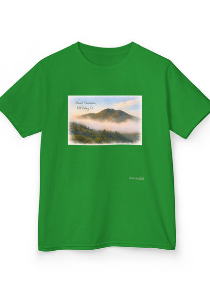 "Mount Tamalpais, Mill Valley, California Kids Heavy Cotton Tee