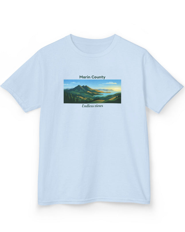 "Marin County - Endless Views" Kids Heavy Cotton Tee