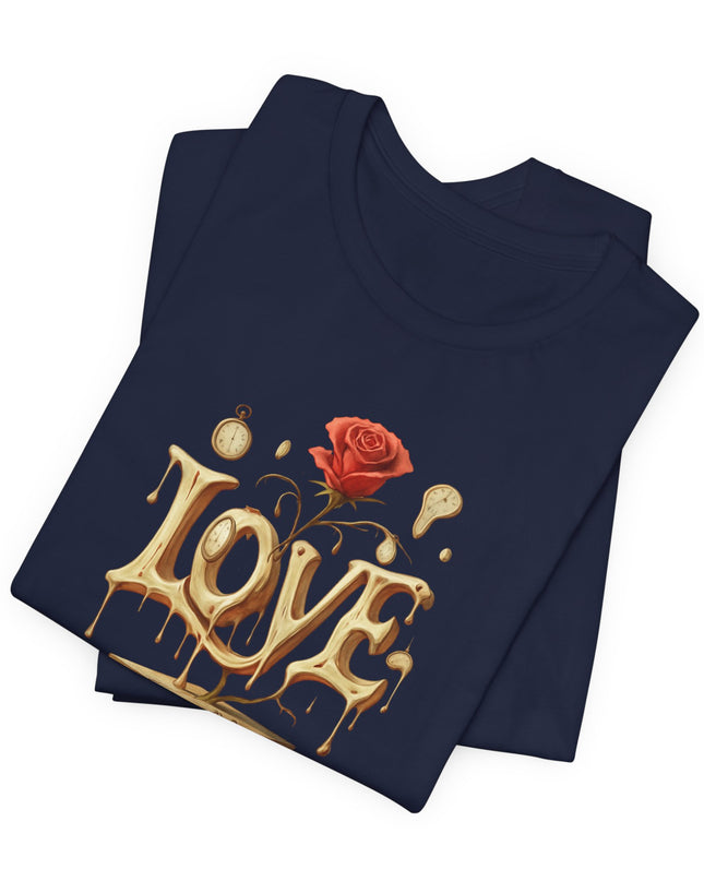 "Love - Salvador Dali Style" Unisex Jersey Short Sleeve Tee