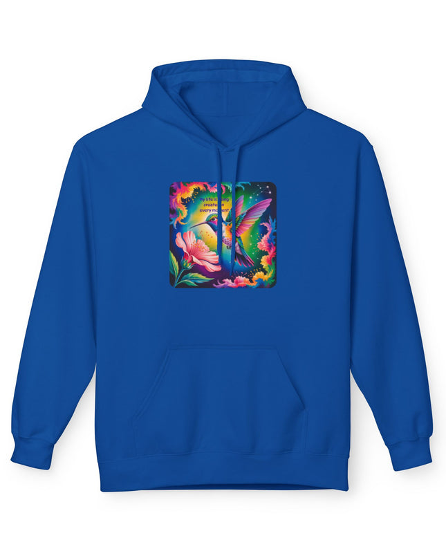 "My Life is Being Created in Every Moment" Unisex Midweight Softstyle Fleece Hoodie