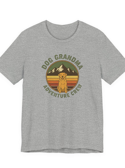 "Dog Grandma Adventure Crew" Unisex Jersey Short Sleeve Tee