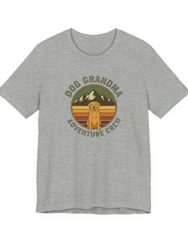 "Dog Grandma Adventure Crew" Unisex Jersey Short Sleeve Tee