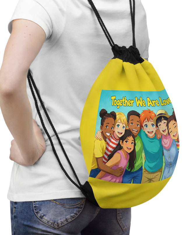 "Together We Are Loved" Drawstring Bag