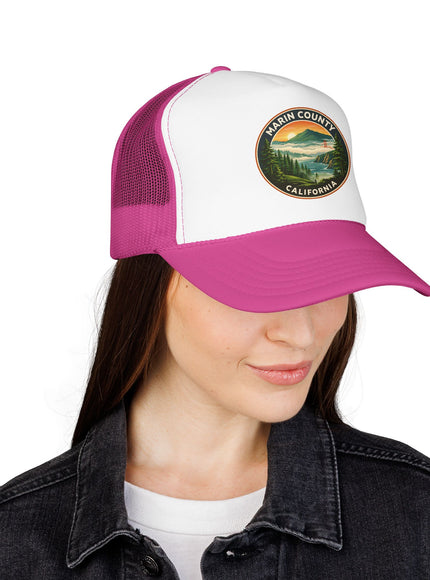"Marin County, Above the Fog" Foam Trucker Hat