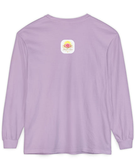 "Blessed and Beautiful" Unisex Garment-dyed Long Sleeve T-Shirt