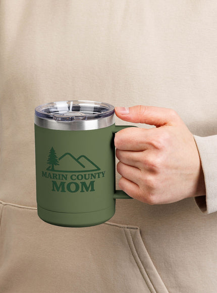 "Marin Country Mom" Coffee Mug Tumbler, 15oz