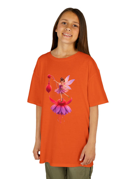 "Fuchsia Fairy" Kids Heavy Cotton Tee