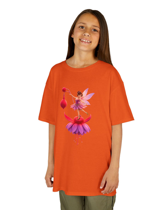 "Fuchsia Fairy" Kids Heavy Cotton Tee