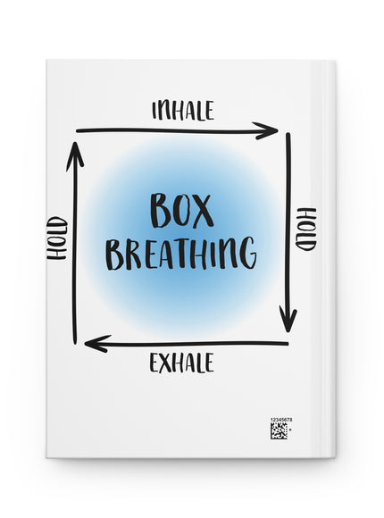 "Just Breathe" Hardcover Journal